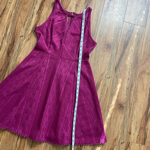 Free People Miss Connections Sleeveless Skater Dress Sz 4 - Picture 8 of 8
